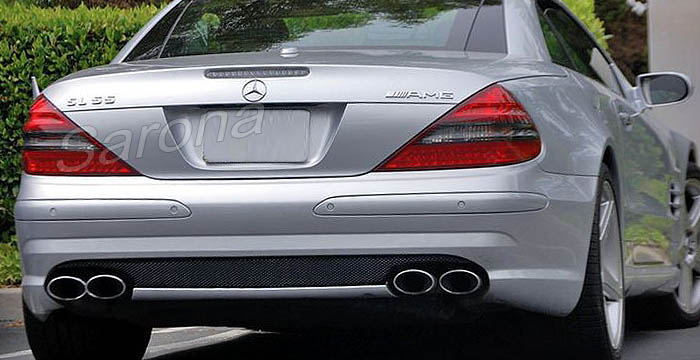 Custom Mercedes SL Rear Bumper  Convertible (2003 - 2012) - $650.00 (Part #MB-008-RB)